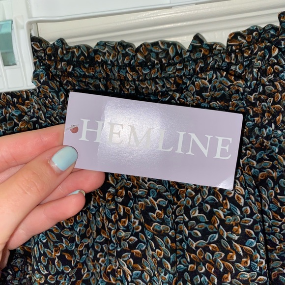 HEMLINE | ruffle print skirt - Picture 3 of 5